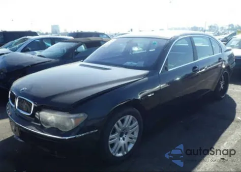 2003 BMW 745Li z USA, uszkodzony, nr VIN WBAGN63493DR12248